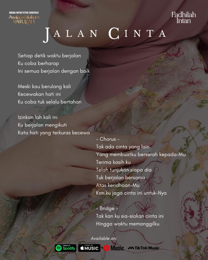 “Jalan Cinta” : OST Assalamualaikum Baitullah