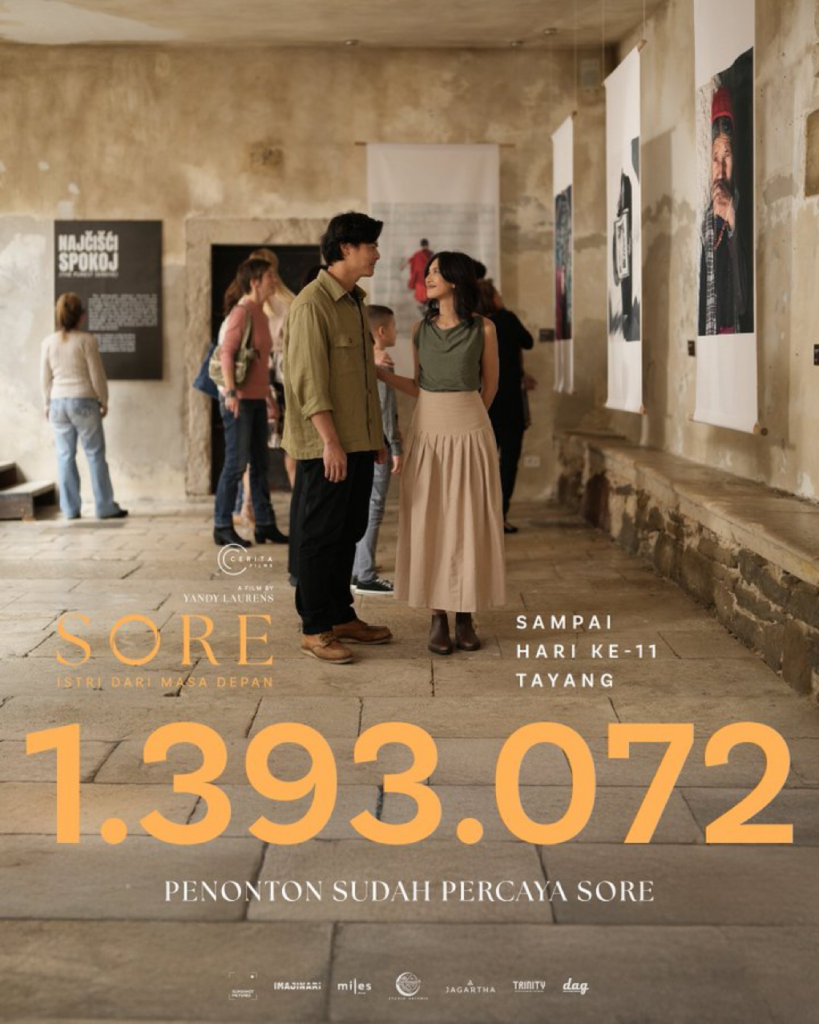 FILM “SORE: ISTRI DARI MASA DEPAN” RAIH 1 JUTA PENONTON