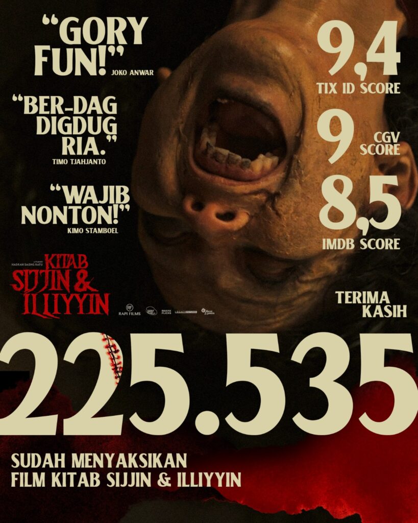 KITAB SIJJIN & ILLIYYIN MENDOMINASI BIOSKOP